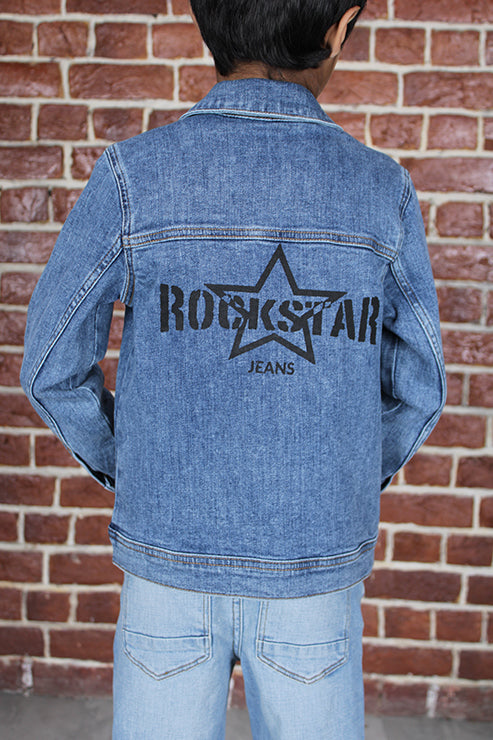 Denim Trucker Jacket Medium Blue